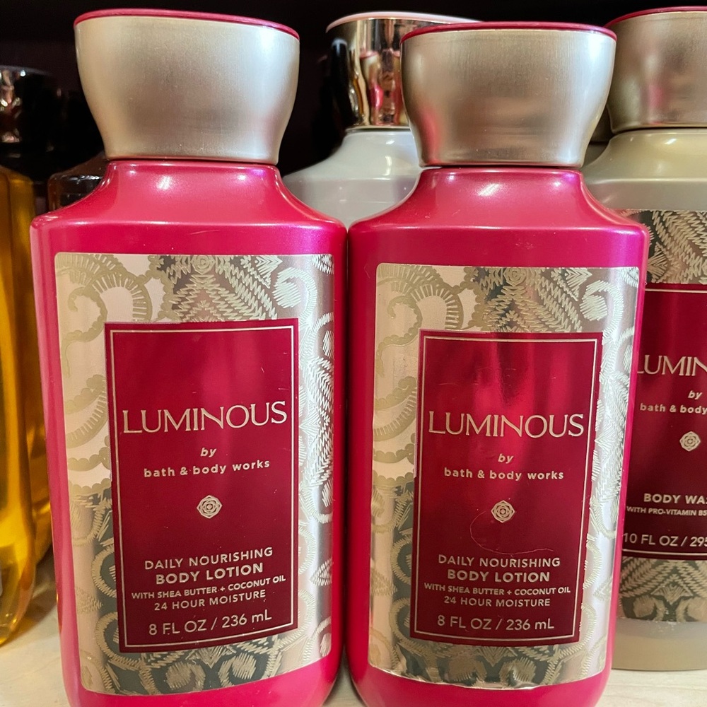 - 2 Luminous  Body Lotion by Bath & Body Works
